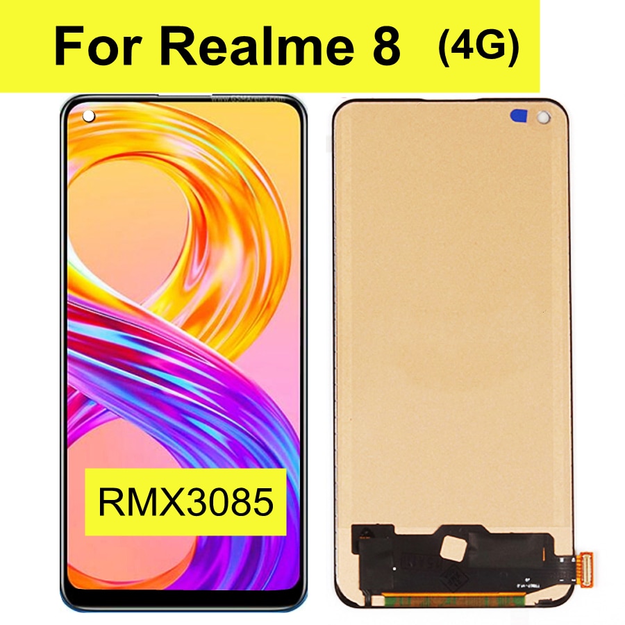 OPPO Realme 8 4G RMX3085 LCD  Realme 8 LCD ÷ ġ г ũ Ÿ   6.4 &TFT
